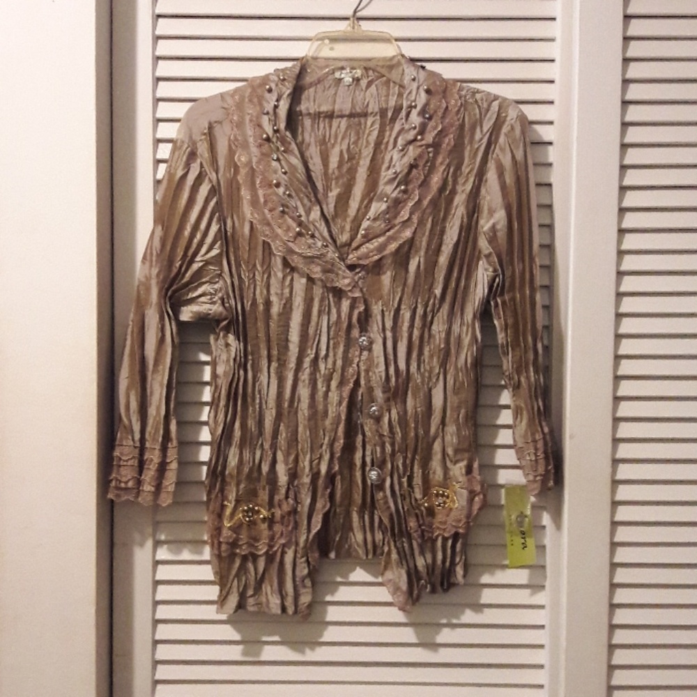 Gold blouse